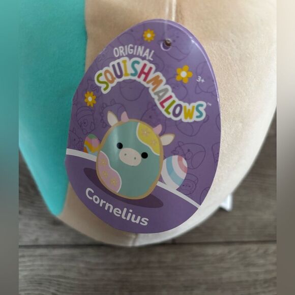 Squishmallows Cornelius Cute Cow Plush Pillow - Picture 3 of 3